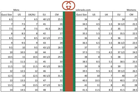 gucci sneakers size chart|gucci shoe size conversion chart.